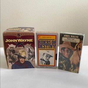 John Wayne VHS Movie Collection